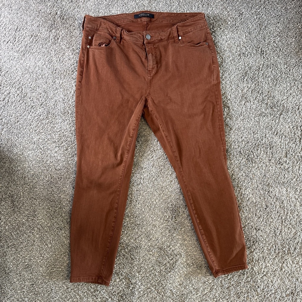 Liverpool Los Angeles Women's Denim High Rise Ankle Skinny Jeans Plus Size 18